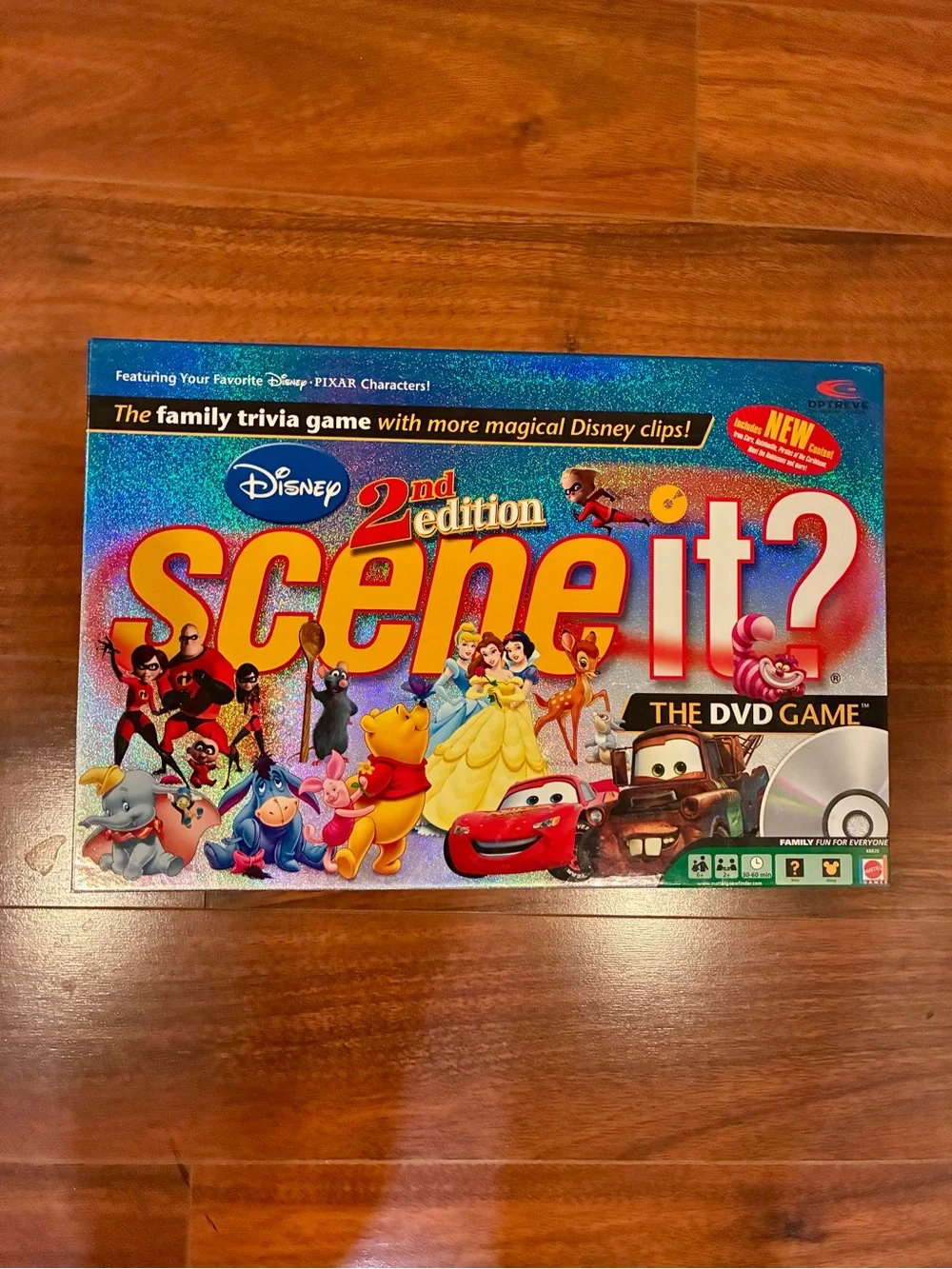Disney Scene It? 2nd Edition DVD Game - Blue, Red, Yellow, Pink